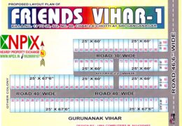 Residential Plot For Sale in Friends Vihar – 1