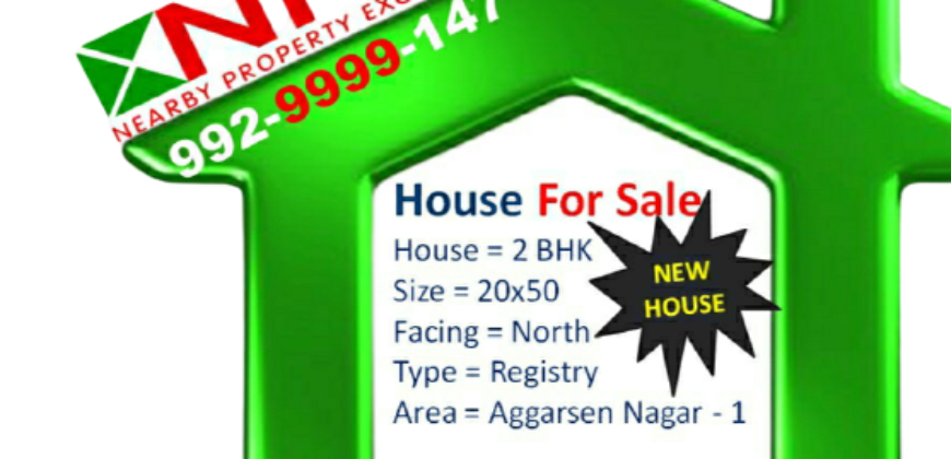 2 BHK House with Modular Kitchen For Sale in Aggarsen Nagar – 1