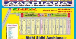 FOR SALEPlot 40X80 For Sale in RIDHI SIDHI AASHIANA @ Rs.4100000