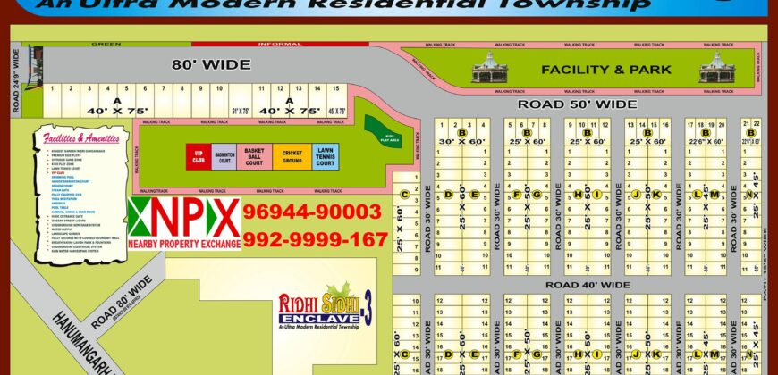 Ridhi-Sidhi Enclave 3 by Ridhi – Sidhi Group Sri Ganganagar has Launched new Project