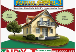 HOUSE FOR SALE IN RIDHI SIDHI 3