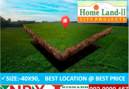 PLOT FOR SALE IN HOME LAND-II