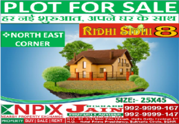 PLOT FOR SALE IN RIDHI SIDHI 8.