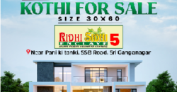 KOTHI FOR SALE IN RIDHI SIDHI 5th.