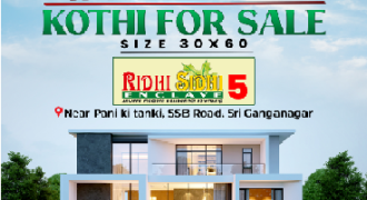 KOTHI FOR SALE IN RIDHI SIDHI 5th.