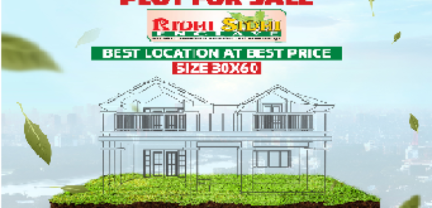 PLOT FOR SALE IN RIDHI SIDHI ENCLAVE