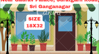 SHOP FOR SALE IN LOHA MANDI NEAR GAURAV PALACE,SURATGARH ROAD