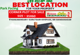 CORNER PLOT FOR SALE IN RIDHI SIDHI 2nd.